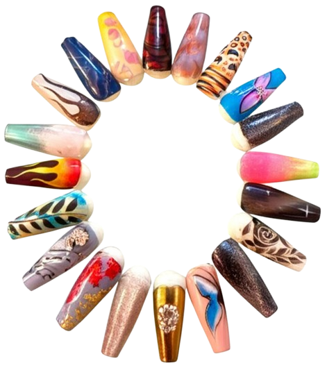 Custom Nail Art Design